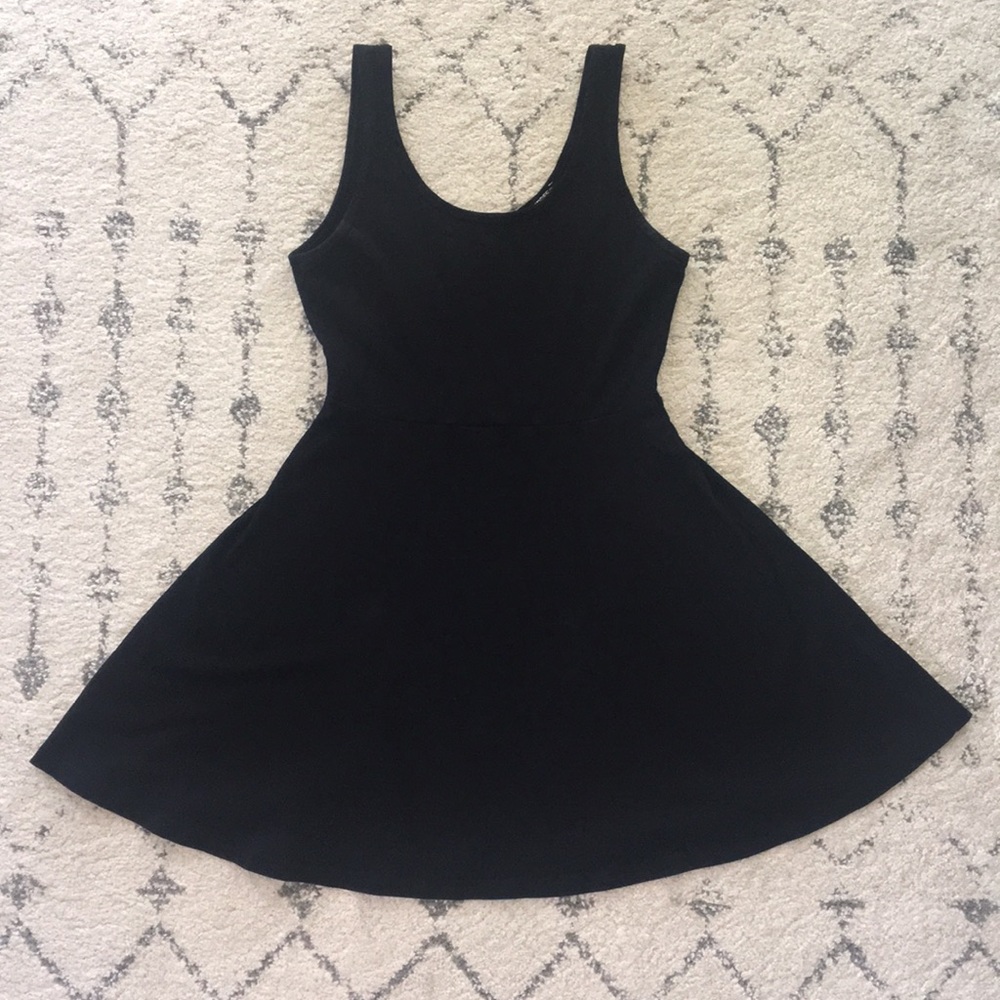 Express - Black Skater Dress - Medium